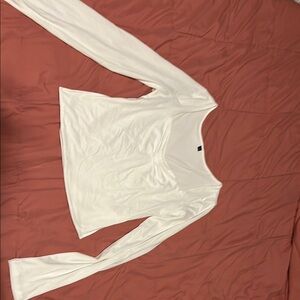 Elegant White Long Sleeve Top